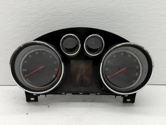 2012 Buick Regal Instrument Cluster Speedometer Gauges P/N:22855498 22840504 Fits OEM Used Auto Parts - Oemusedautoparts1.co