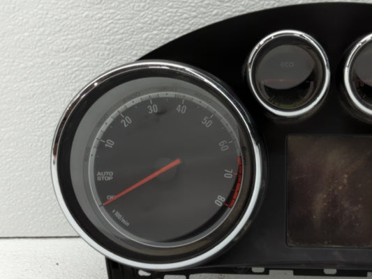 2012 Buick Regal Instrument Cluster Speedometer Gauges P/N:22855498 22840504 Fits OEM Used Auto Parts