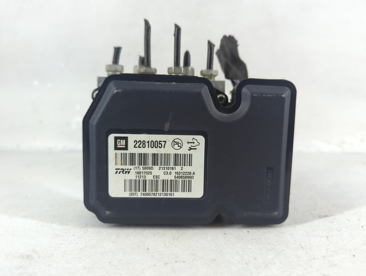 2012 Buick Regal Anti-Lock Brake ABS Pump Module Actuator OEM P/N:22810057 Fits OEM Used Auto Parts - Oemusedautoparts1.com