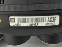 2012 Buick Regal Instrument Cluster Speedometer Gauges P/N:22840504 Fits OEM Used Auto Parts - Oemusedautoparts1.com