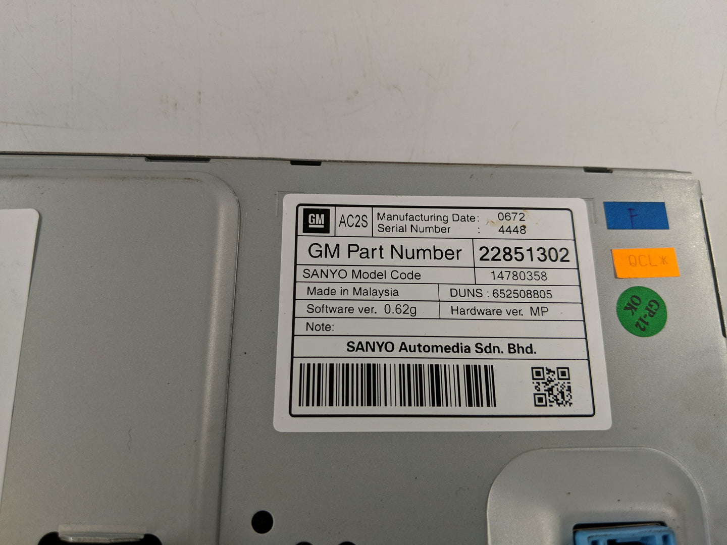 2012 Buick Verano Information Display Screen - Oemusedautoparts1.com