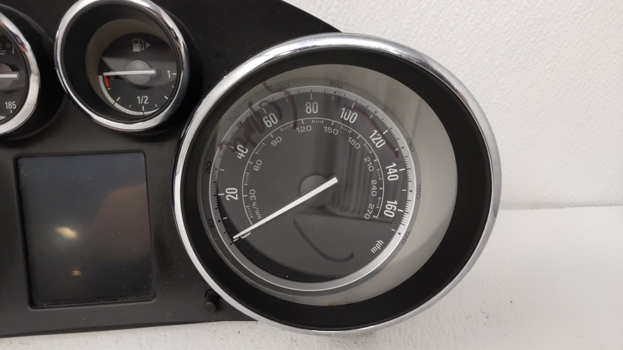 2012 Buick Verano Instrument Cluster Speedometer Gauges Fits OEM Used Auto Parts - Oemusedautoparts1.com