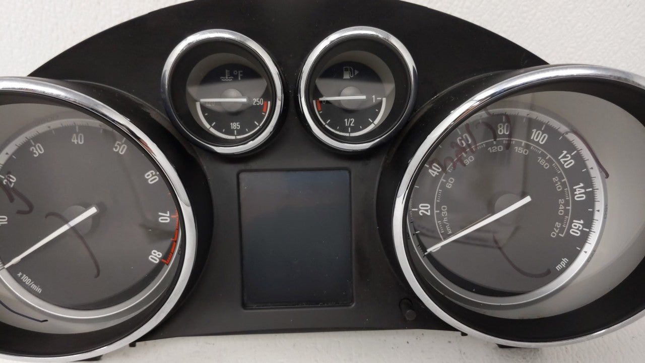 2012 Buick Verano Instrument Cluster Speedometer Gauges Fits OEM Used Auto Parts - Oemusedautoparts1.com