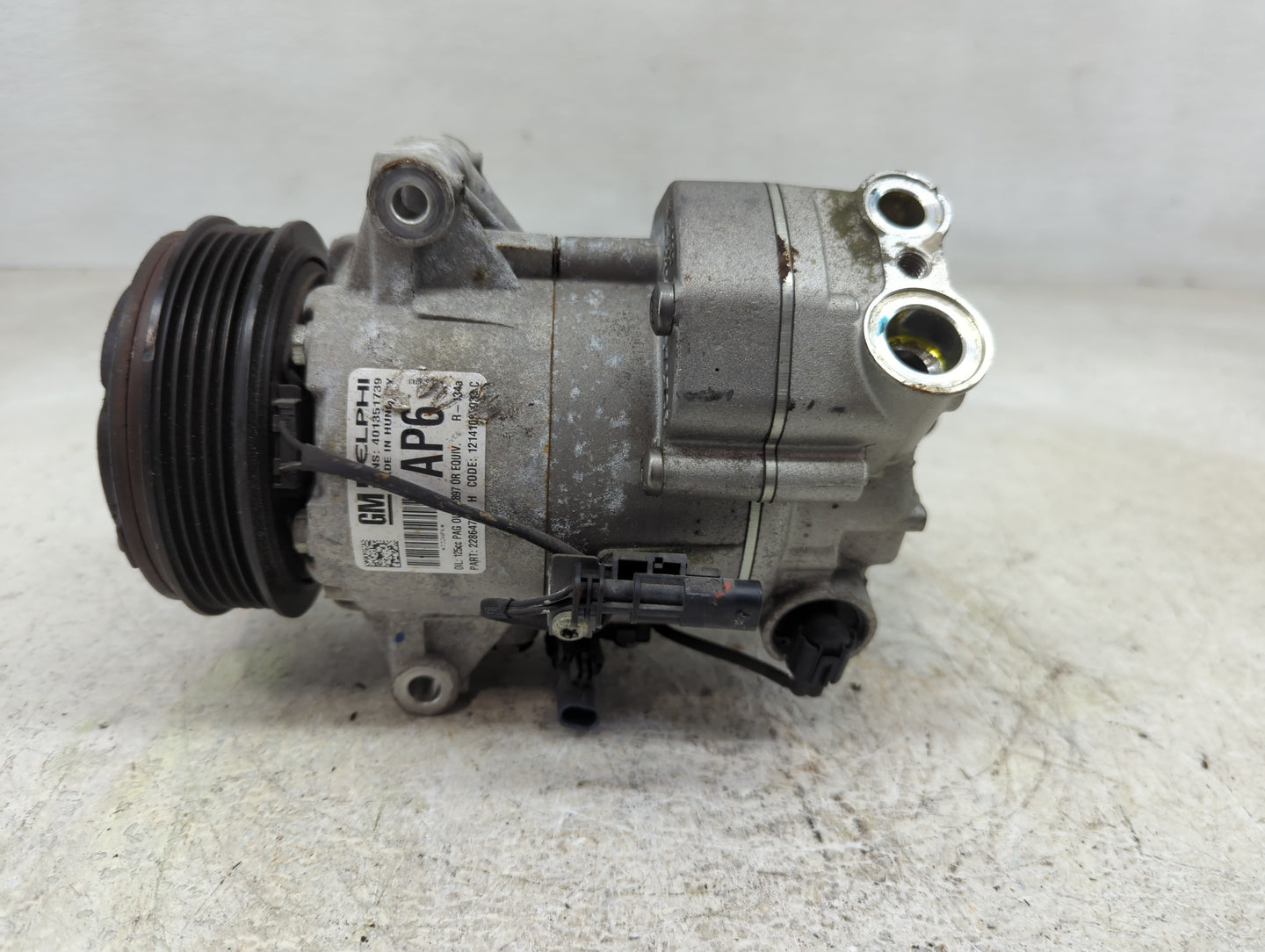 2012-2013 Buick Verano Air Conditioning A/c Ac Compressor Oem - Oemusedautoparts1.com