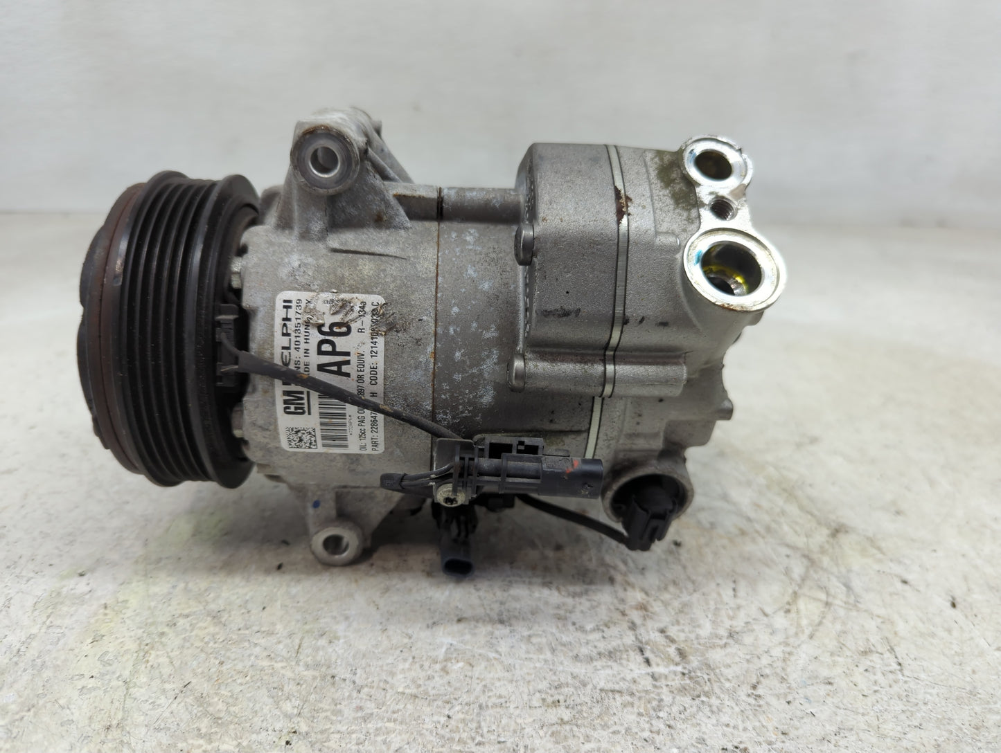 2012-2013 Buick Verano Air Conditioning A/c Ac Compressor Oem - Oemusedautoparts1.com