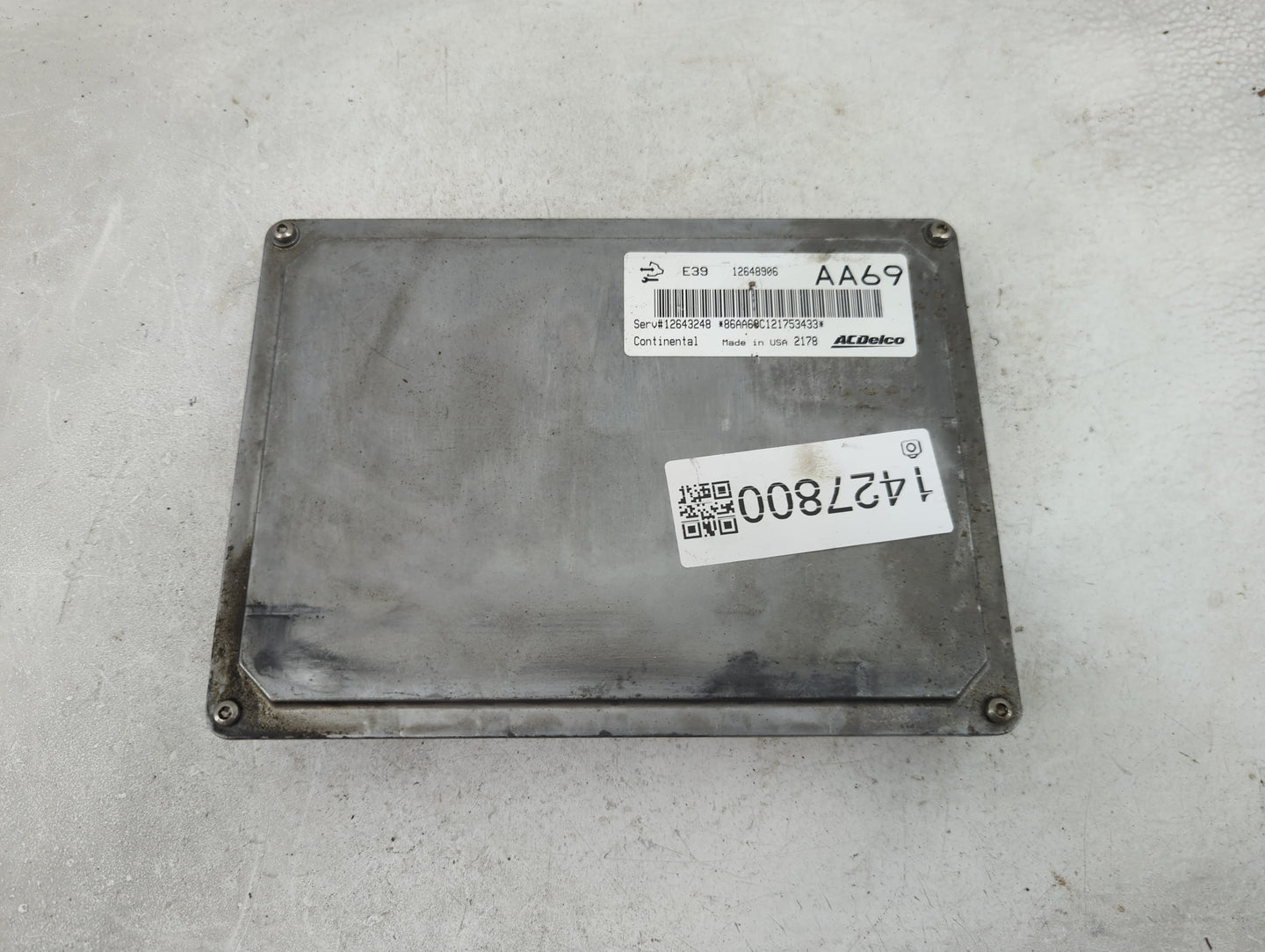 2012-2013 Buick Verano PCM Engine Control Computer ECU ECM PCU OEM P/N:12648906 Fits Fits 2012 2013 2014 2015 2016 OEM Used 