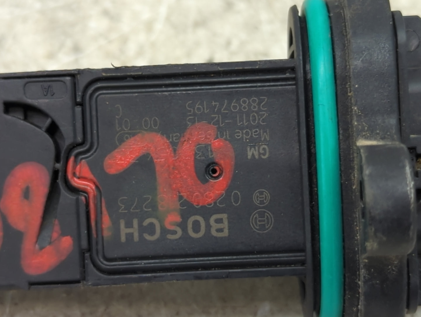 2012-2016 Buick Verano Mass Air Flow Meter Maf 1486489 - Oemusedautoparts1.com