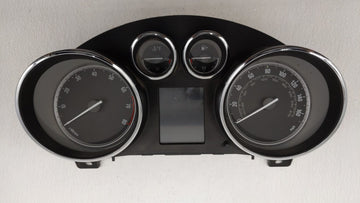 2012 Buick Verano Instrument Cluster Speedometer Gauges P/N:22909705 22870834 Fits OEM Used Auto Parts - Oemusedautoparts1.c