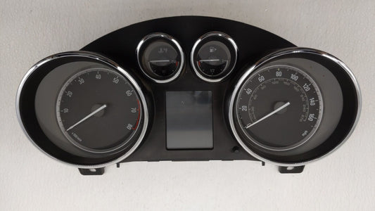 2012 Buick Verano Instrument Cluster Speedometer Gauges P/N:22909705 22870834 Fits OEM Used Auto Parts - Oemusedautoparts1.c