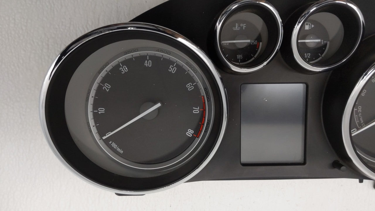 2012 Buick Verano Instrument Cluster Speedometer Gauges P/N:22909705 22870834 Fits OEM Used Auto Parts - Oemusedautoparts1.c