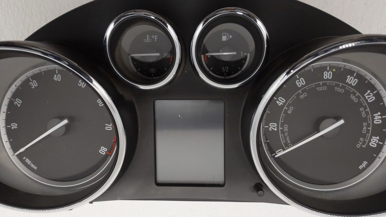 2012 Buick Verano Instrument Cluster Speedometer Gauges P/N:22909705 22870834 Fits OEM Used Auto Parts - Oemusedautoparts1.c