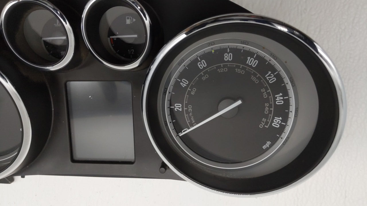 2012 Buick Verano Instrument Cluster Speedometer Gauges P/N:22909705 22870834 Fits OEM Used Auto Parts - Oemusedautoparts1.c