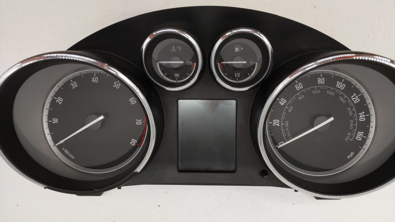 2012 Buick Verano Instrument Cluster Speedometer Gauges P/N:22909705 22870834 Fits OEM Used Auto Parts - Oemusedautoparts1.c