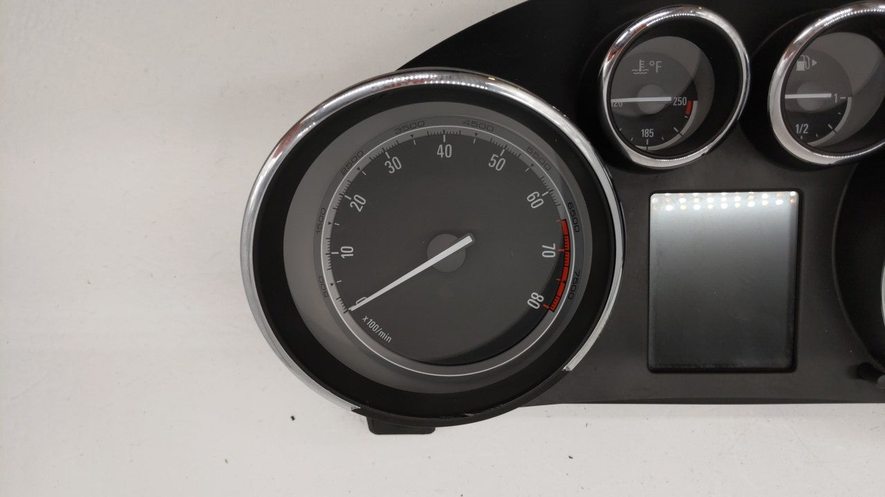 2012 Buick Verano Instrument Cluster Speedometer Gauges P/N:22909705 22870834 Fits OEM Used Auto Parts - Oemusedautoparts1.c