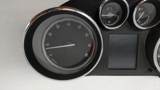 2012 Buick Verano Instrument Cluster Speedometer Gauges P/N:22909705 22870834 Fits OEM Used Auto Parts