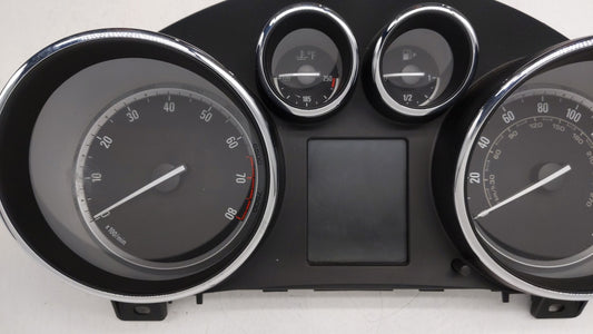 2012 Buick Verano Instrument Cluster Speedometer Gauges P/N:22909705 22870834 Fits OEM Used Auto Parts