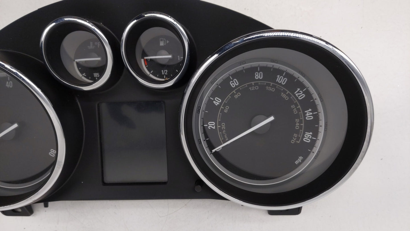 2012 Buick Verano Instrument Cluster Speedometer Gauges P/N:22909705 22870834 Miles: Fits OEM Used Auto Parts - Oemusedautop