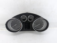 2012 Buick Verano Instrument Cluster Speedometer Gauges P/N:22909705 Fits OEM Used Auto Parts - Oemusedautoparts1.com