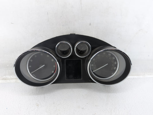 2012 Buick Verano Instrument Cluster Speedometer Gauges P/N:22909705 Fits OEM Used Auto Parts - Oemusedautoparts1.com