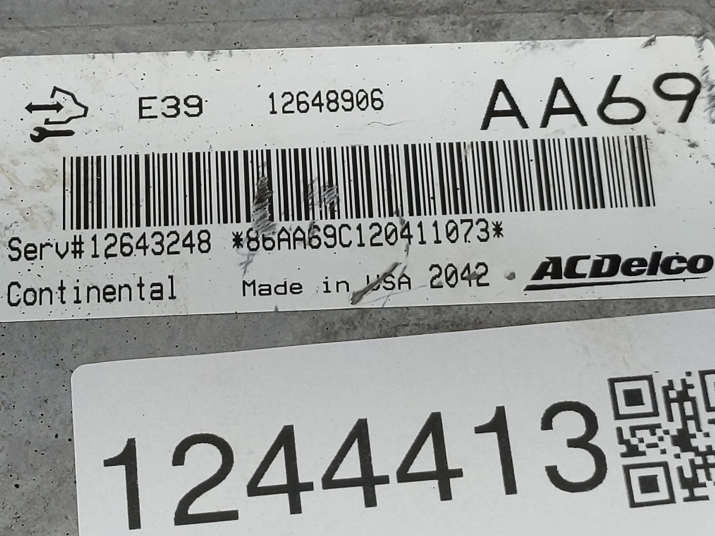 2012 Cadillac Cts PCM Engine Control Computer ECU ECM PCU OEM Fits Fits 2010 2011 2013 OEM Used Auto Parts - Oemusedautopart