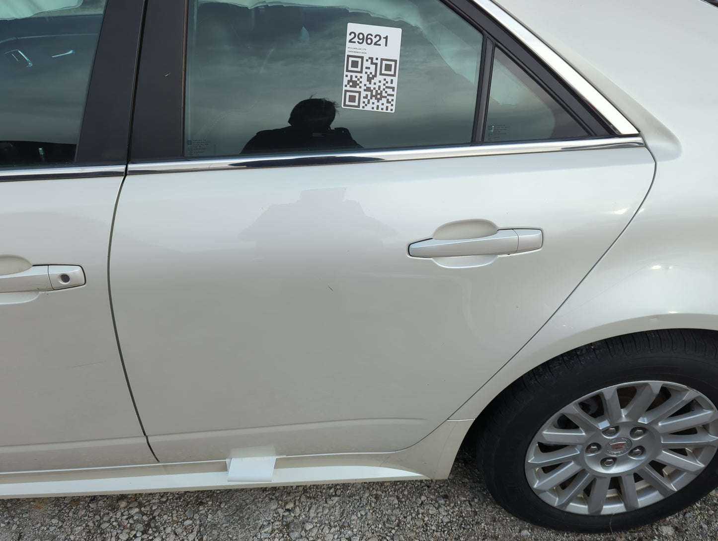2008-2014 Cadillac Cts Driver Rear Door Oem - Oemusedautoparts1.com