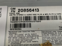 2009-2013 Cadillac Cts Radio AM FM Cd Player Receiver Replacement P/N:20856413 20819974 Fits Fits 2009 2010 2011 2012 2013 O