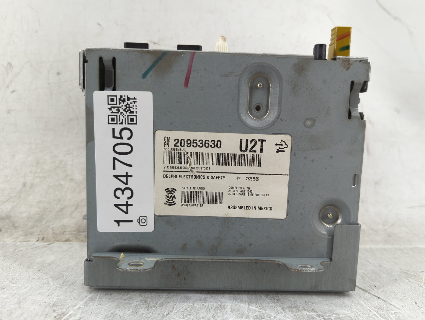 2008-2014 Cadillac Cts Radio AM FM Cd Player Receiver Replacement P/N:20953630 28262535 Fits OEM Used Auto Parts - Oemusedau
