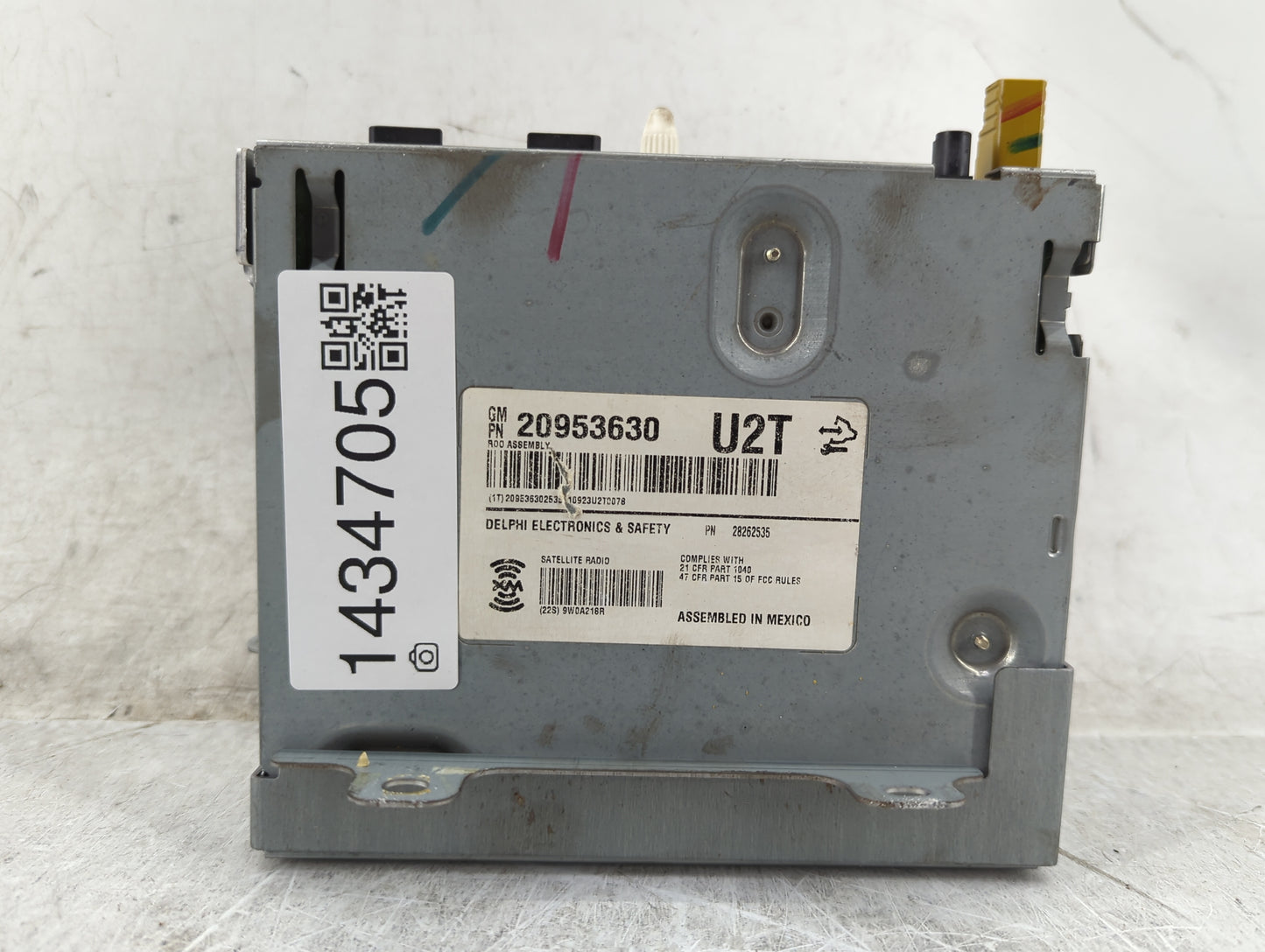 2008-2014 Cadillac Cts Radio AM FM Cd Player Receiver Replacement P/N:20953630 28262535 Fits OEM Used Auto Parts - Oemusedau