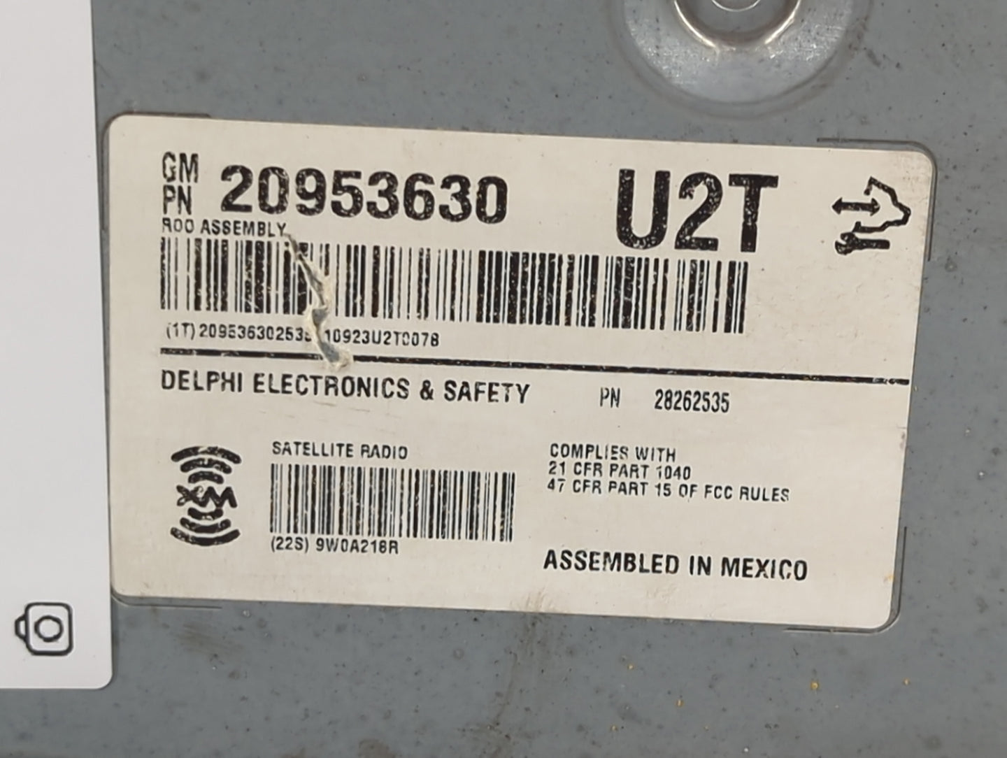 2008-2014 Cadillac Cts Radio AM FM Cd Player Receiver Replacement P/N:20953630 28262535 Fits OEM Used Auto Parts - Oemusedau