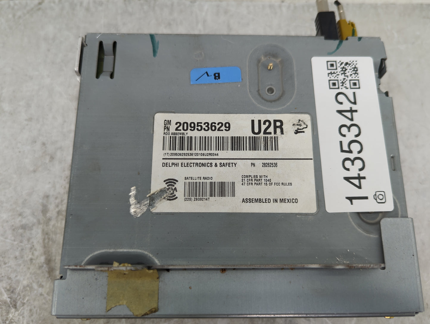 2009-2014 Cadillac Cts Radio AM FM Cd Player Receiver Replacement P/N:20953629 28262536 Fits Fits 2009 2010 2011 2012 2013 2
