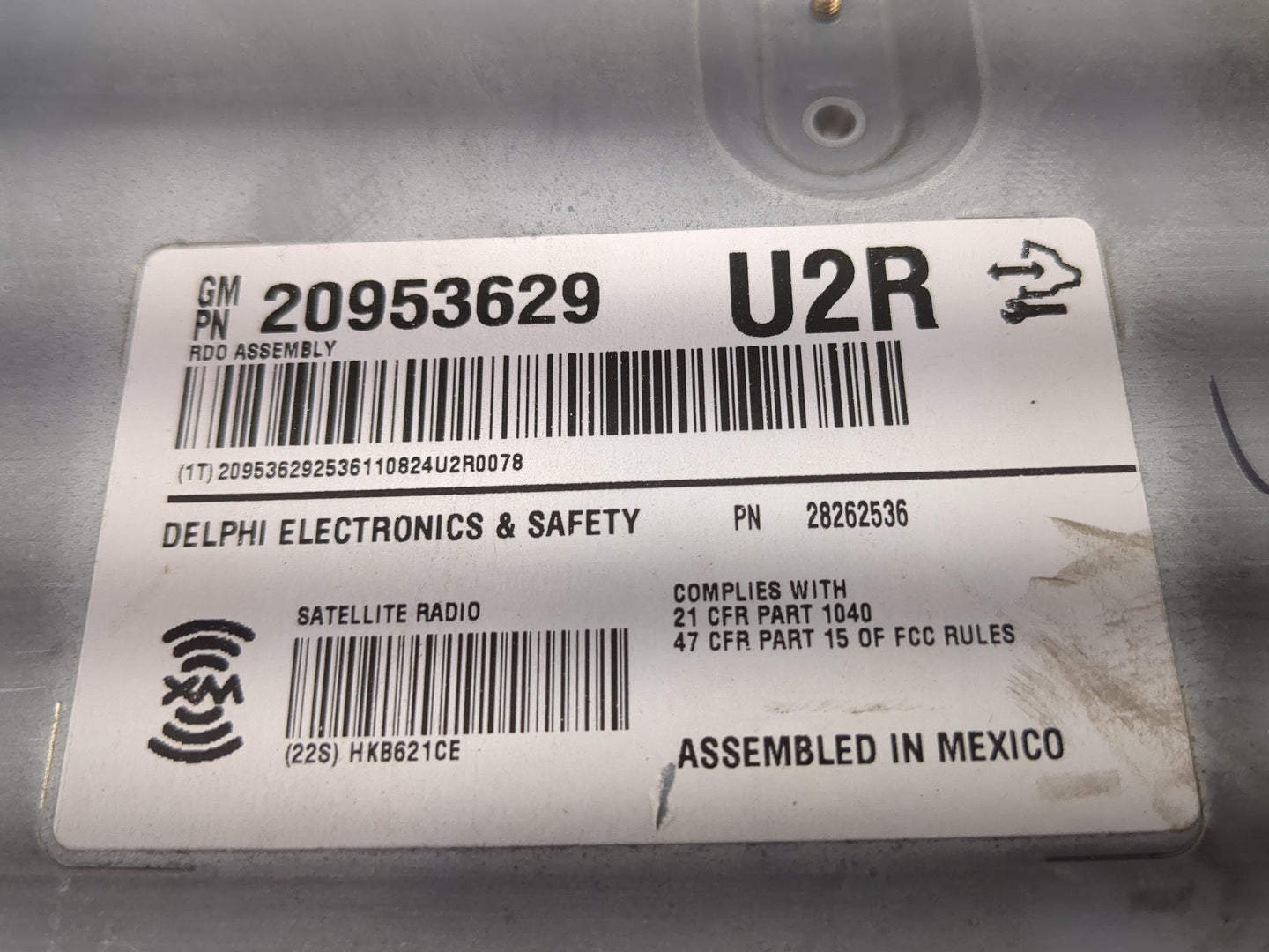 2008-2014 Cadillac Cts Radio AM FM Cd Player Receiver Replacement P/N:20953629 28262536 Fits OEM Used Auto Parts - Oemusedau