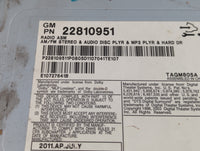 2008-2014 Cadillac Cts Radio AM FM Cd Player Receiver Replacement P/N:20763583 25932098 Fits OEM Used Auto Parts - Oemusedau