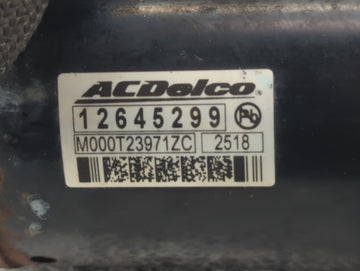 2008-2015 Cadillac Cts Car Starter Motor Solenoid OEM P/N:M000T23971ZC 12645299 Fits Fits 2008 2009 2010 2011 2012 2013 2014 2015 OEM Used Auto Parts