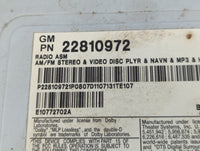 2012-2013 Cadillac Cts Am Fm Cd Player Radio Receiver - Oemusedautoparts1.com