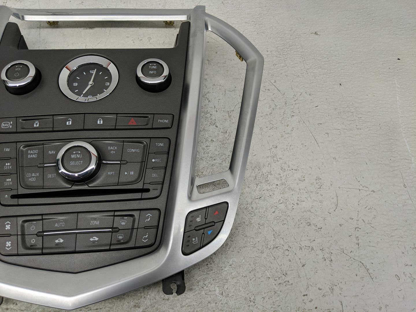 2010-2012 Cadillac Srx Radio AM FM Cd Player Receiver Replacement P/N:20927855 Fits Fits 2010 2011 2012 OEM Used Auto Parts 