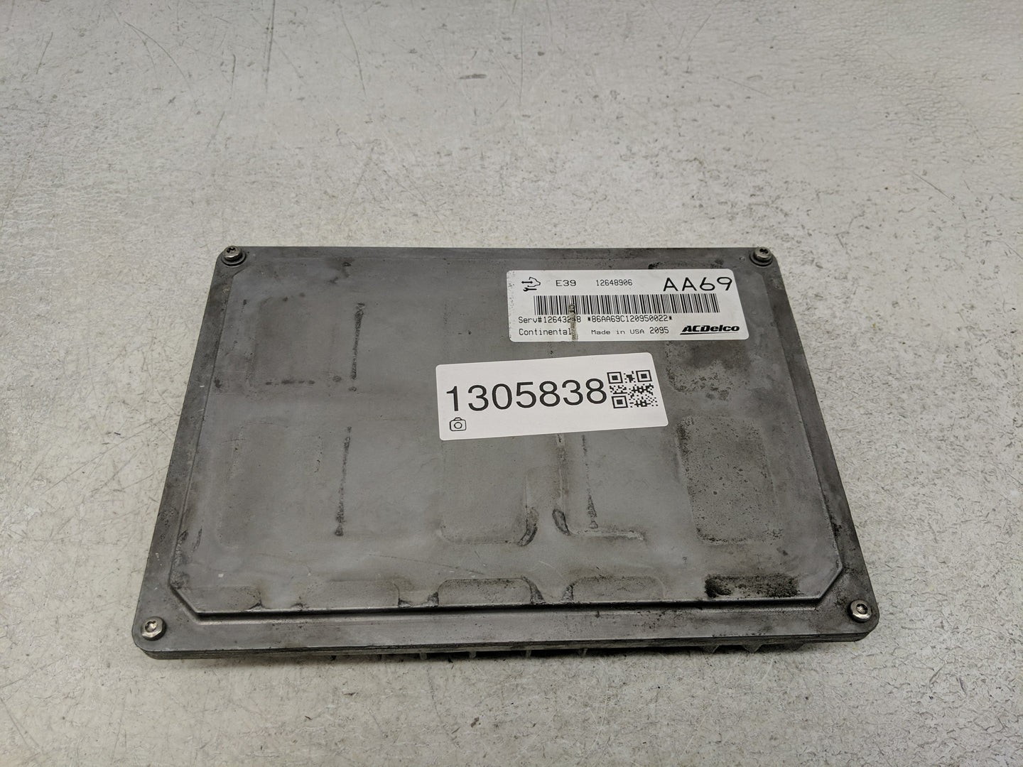 2012 Cadillac Srx PCM Engine Control Computer ECU ECM PCU OEM P/N:12648906 Fits Fits 2013 2014 2015 2016 OEM Used Auto Parts