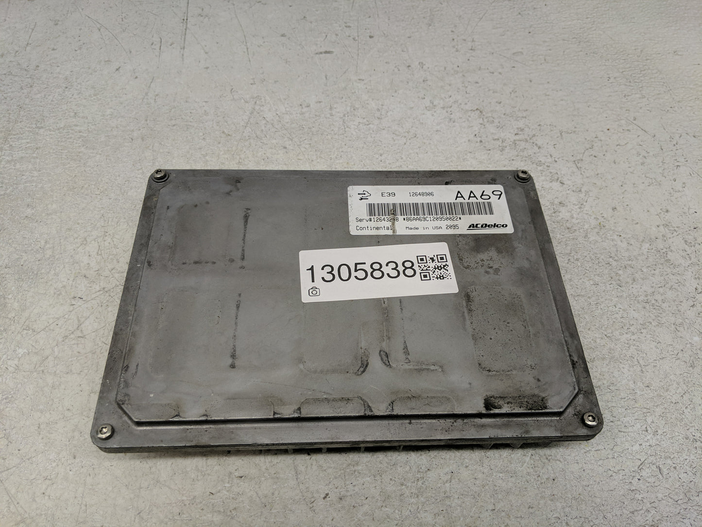 2012 Cadillac Srx PCM Engine Control Computer ECU ECM PCU OEM P/N:12648906 Fits Fits 2013 2014 2015 2016 OEM Used Auto Parts