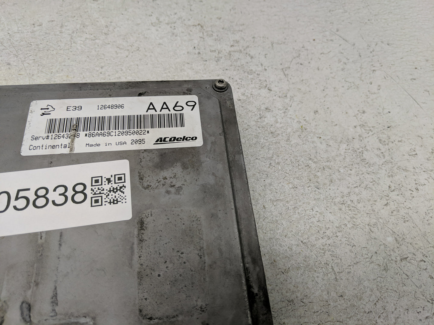 2012 Cadillac Srx PCM Engine Control Computer ECU ECM PCU OEM P/N:12648906 Fits Fits 2013 2014 2015 2016 OEM Used Auto Parts
