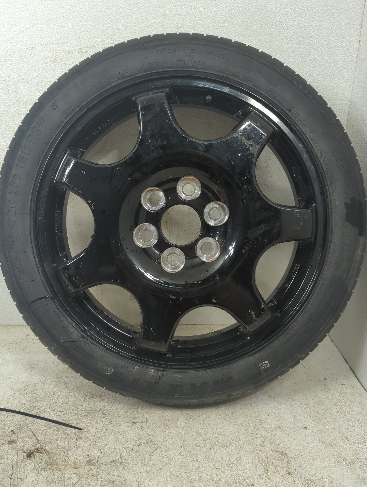 2010-2016 Cadillac Srx Spare Donut Tire Wheel Rim Oem - Oemusedautoparts1.com