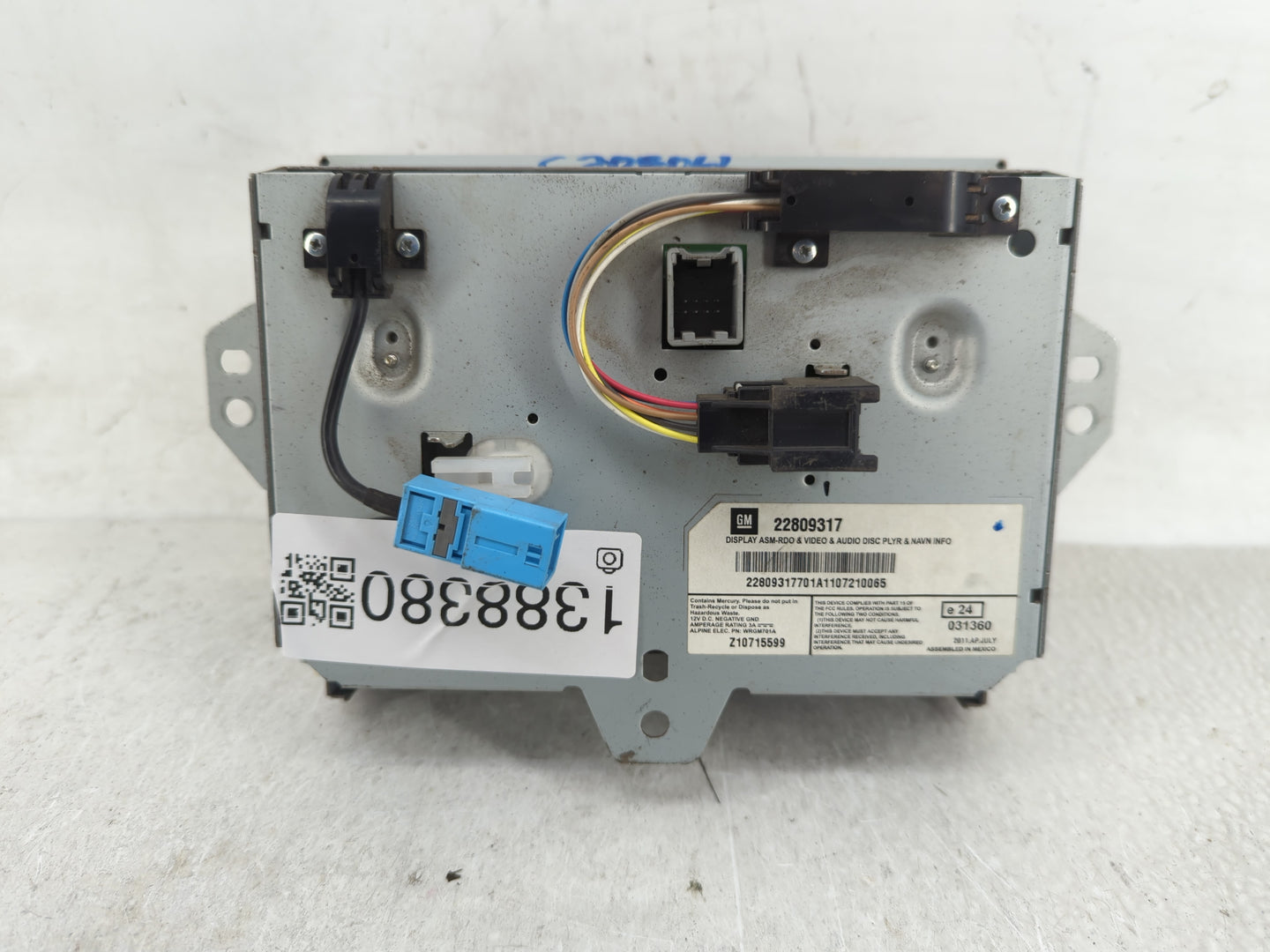 2010-2012 Cadillac Srx Information Display Screen - Oemusedautoparts1.com
