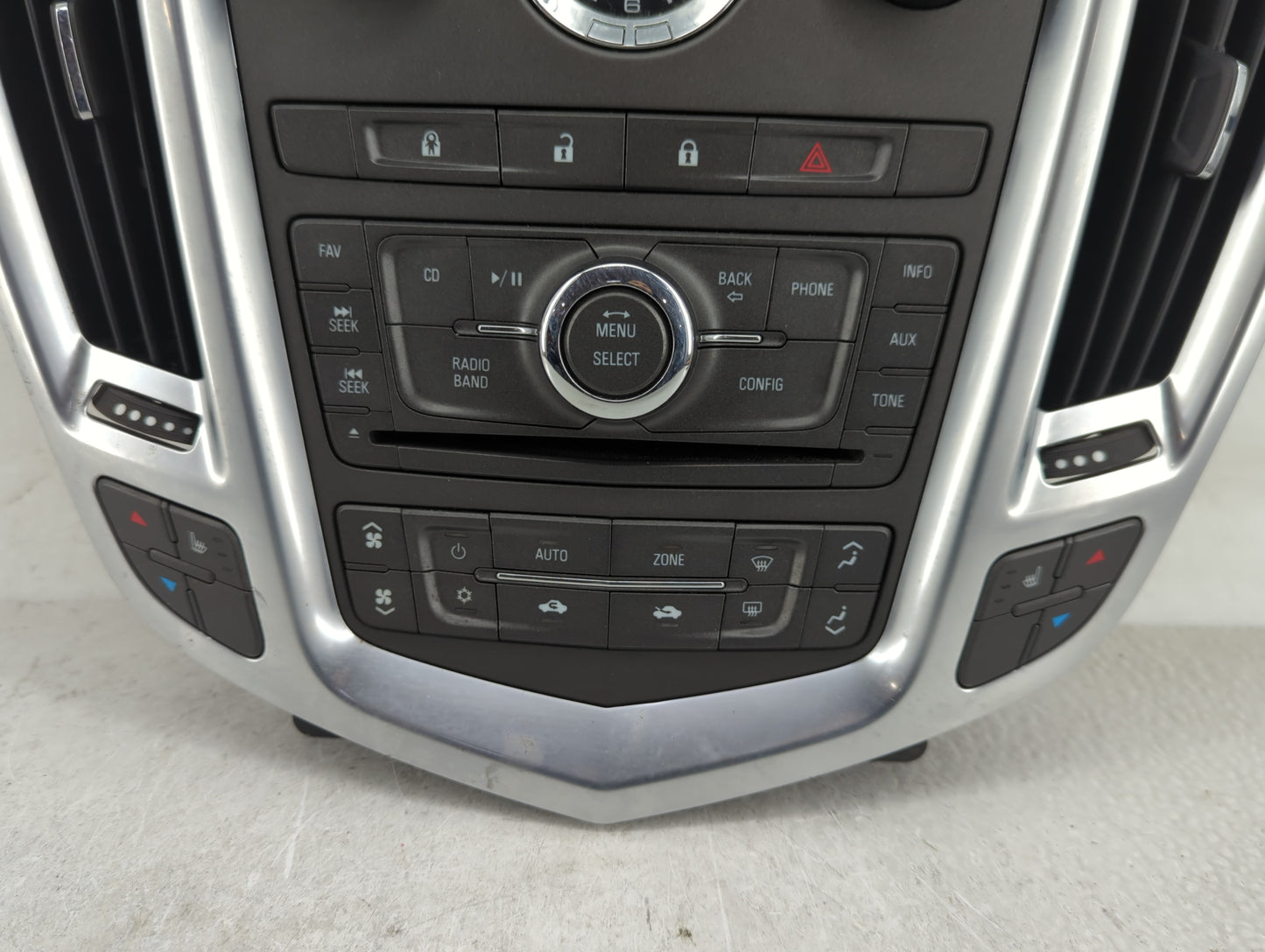 2010-2012 Cadillac Srx Radio AM FM Cd Player Receiver Replacement P/N:20864868 Fits Fits 2010 2011 2012 OEM Used Auto Parts 