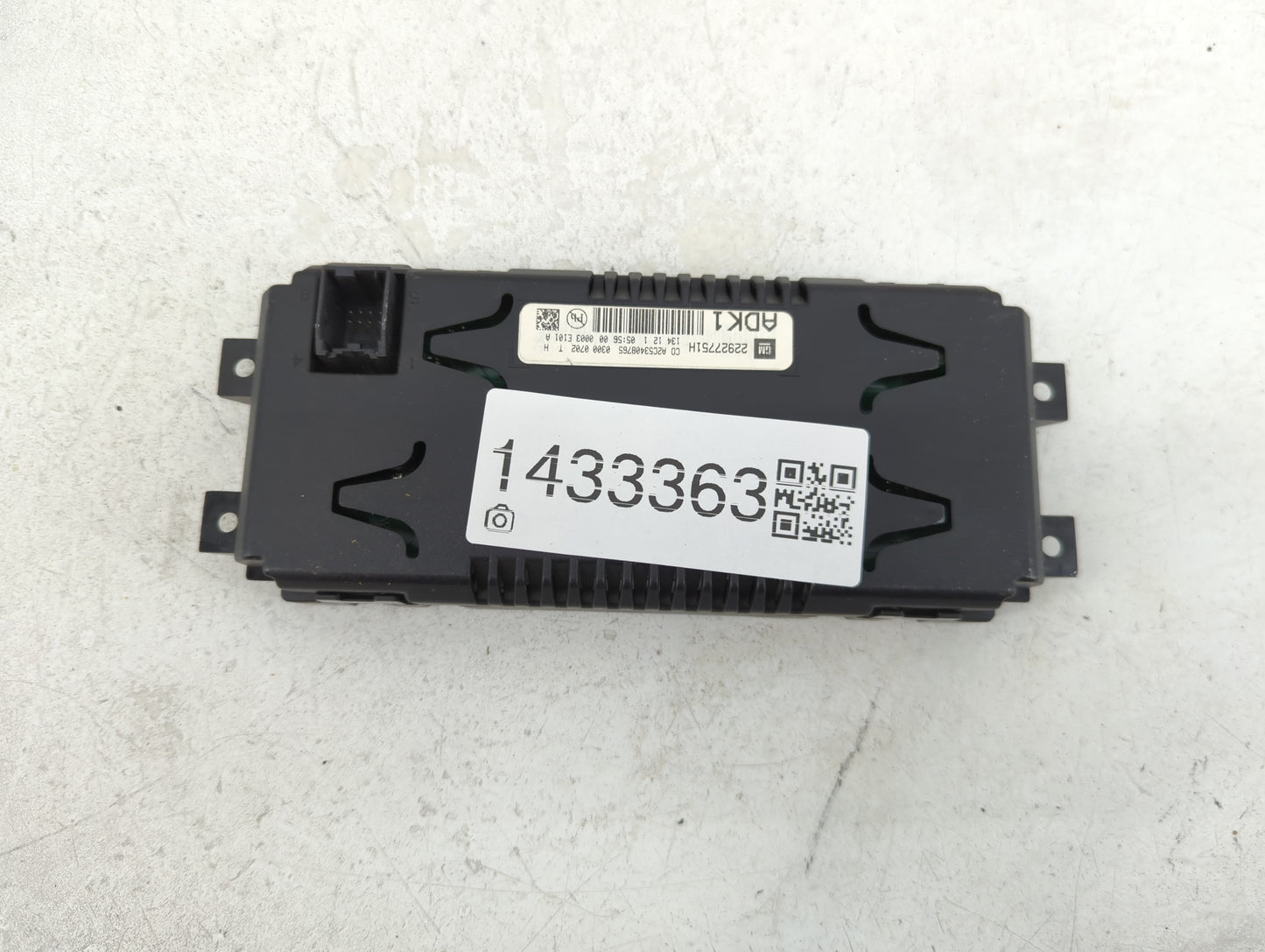 2012 Cadillac Srx Information Display Screen - Oemusedautoparts1.com