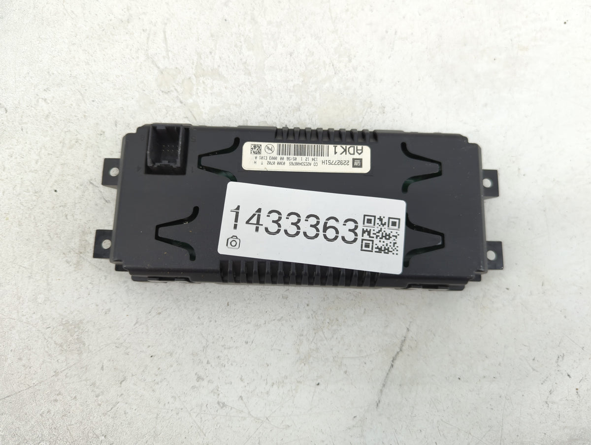 2012 Cadillac Srx Information Radio Display Screen 1433363 - Oemusedautoparts1.com