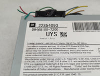 2012 Cadillac Srx Radio AM FM Cd Player Receiver Replacement P/N:22854093 DW468100-7200 Fits Fits 2013 OEM Used Auto Parts -