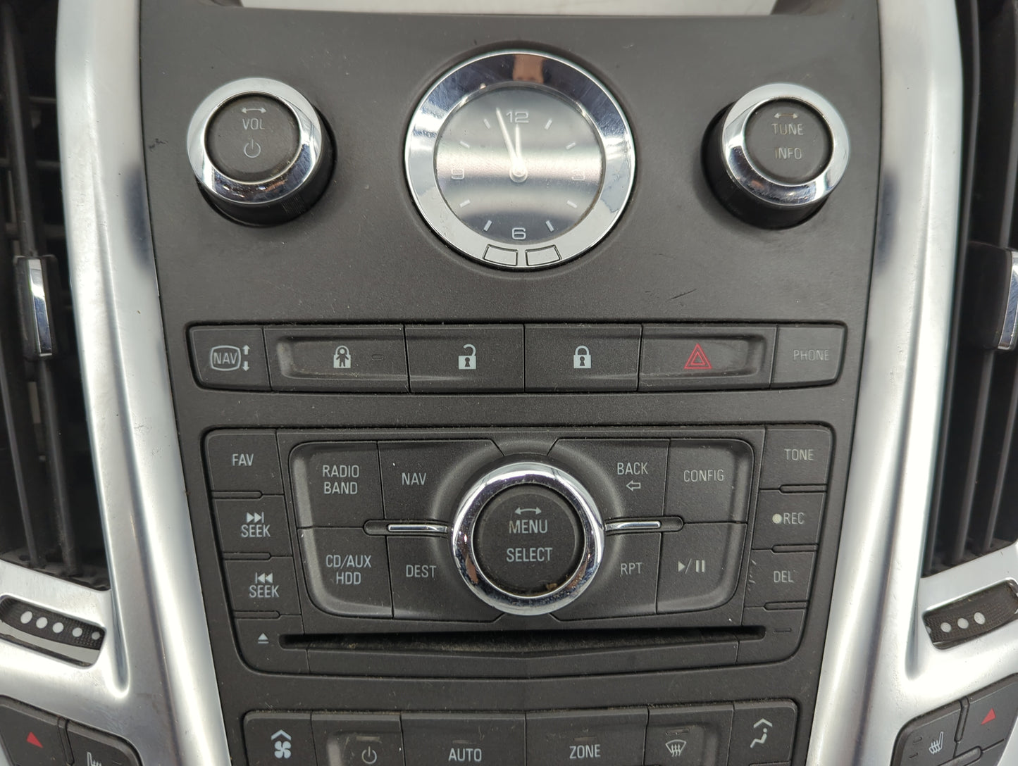 2012 Cadillac Srx Climate Control Module Temperature AC/Heater Replacement P/N:20927854 14799522, 115013939522 Fits OEM Used