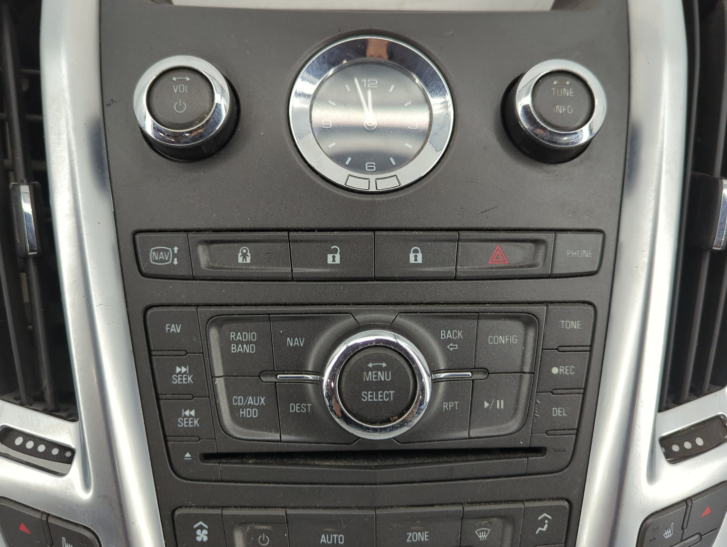2012 Cadillac Srx Climate Control Module Temperature AC/Heater Replacement P/N:20927854 14799522, 115013939522 Fits OEM Used
