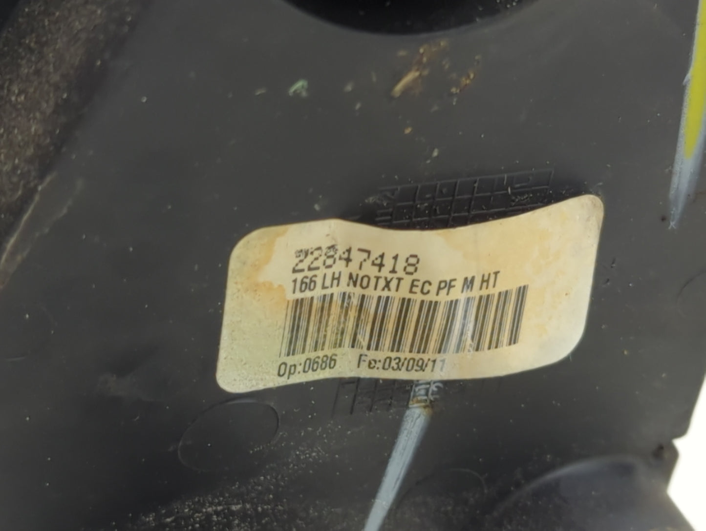 2010-2014 Cadillac Srx Driver Side View Mirror - Left Door Mirror OEM Used - Oemusedautoparts1.com