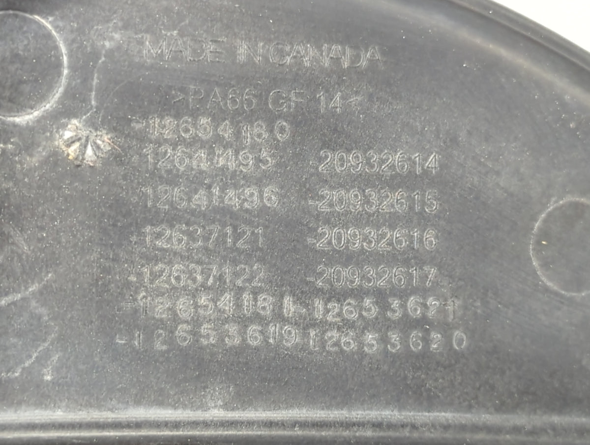 2012 Cadillac Srx Engine Cover Black 1457397 - Oemusedautoparts1.com