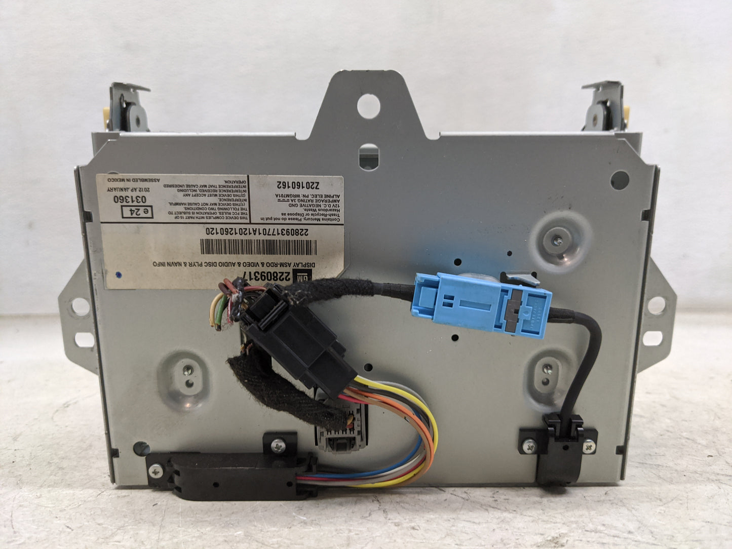 2010-2012 Cadillac Srx Information Display Screen 1468015 - Oemusedautoparts1.com