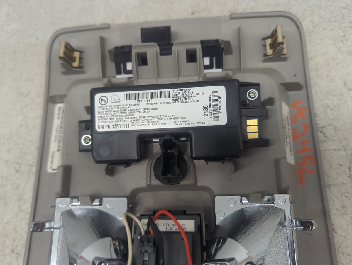 2012 Cadillac Srx Overhead Roof Console Tan - Oemusedautoparts1.com